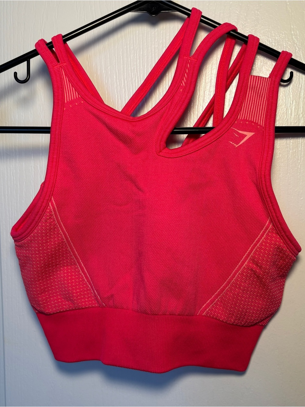 Gymshark Bright Pink Seamless High-Support Sports Bra